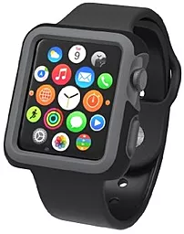 Чохол для розумного годинника Apple Watch CandyShell Fit Case 38mm Black/Grey (SPK-A4134) - мініатюра 3