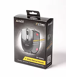 Комп'ютерна мишка A4Tech OP-550 NU USB Black - мініатюра 5