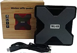 Колонки акустичні U-Bass WJ-X8 LED Black - мініатюра 2