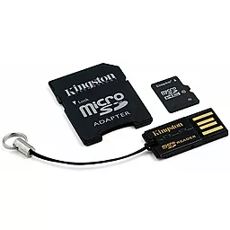 Карта пам'яті Kingston microSDHC 32GB Class 10 UHS-I U1 + SD-адаптер (MBLY10G2/32GB)
