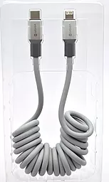 Кабель USB PD Veron CL13 27w 3a 1.8m USB Type-C - Lightning cable white - миниатюра 4
