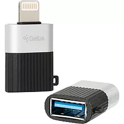 OTG-переходник Gelius GP-OTG003 Adapter USB 3.0 to Lightning Black