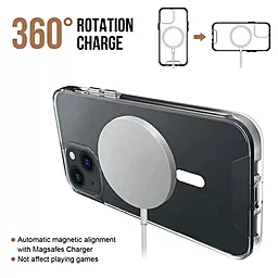 Чехол Epik TPU Space Case with MagSafe для Apple iPhone 13 (6.1") Transparent - миниатюра 2