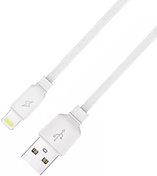 Кабель USB Jellico B9 15W 3.1A Lightning Cable White - миниатюра 2