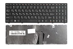 Клавиатура для ноутбука Lenovo G580 G585 N580 N585 Z580 Z585 frame черная