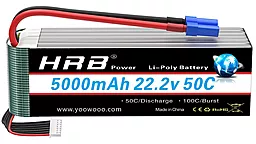 Аккумулятор HRB Lipo 5000mAh 50C (HR-5000MAH-6S-50C-XT60)