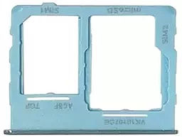 Держатель (лоток) Сим карты Samsung Galaxy A32 5G A326 и карты памяти Dual SIM Awesome Blue