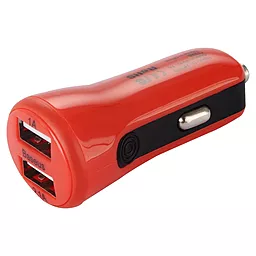 Автомобильное зарядное устройство Baseus 2USB Car charger 2.1A Red (Tiny) - миниатюра 7