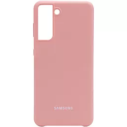 Чехол Epik Silicone Cover Full Protective (AA) Samsung G991 Galaxy S21 Pudra