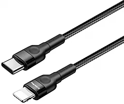 Кабель USB PD ColorWay 20W 3А 0.3M USB Type-C - Lightning Cable Black (CW-CBPDCL054-BK) - миниатюра 2
