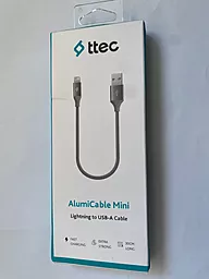 Кабель USB Ttec alumi 0.3m Lightning cable space gray (2DK28UG) - миниатюра 5