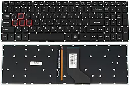 Клавиатура для ноутбука Acer G3-571, G3-572, PH315-51, PH317-51 с подсветкой клавиш без рамки Original Black
