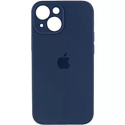 Чехол Silicone Case Full Camera для Apple iPhone 15 Plus abyss blue