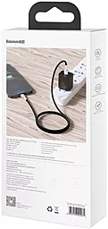 Кабель USB PD Baseus Cafule Metal 20W USB Type-C - Lightning Cable Black (CATLJK-A01) - миниатюра 8