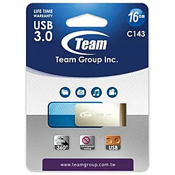 Флешка Team 16GB C143 Blue USB 3.0 (TC143316GL01) - миниатюра 4