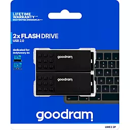 Флешка GooDRam 2x128 GB UME2 MIX 2-PACK USB (UME2-1280MXR11-2P) - миниатюра 11