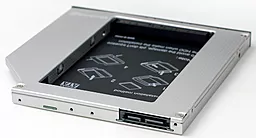 Карман для HDD Grand-X 2.5" в отсек привода ноутбука SATA2/SATA3 Slim 9.5мм (HDC-24С) - миниатюра 2