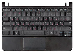 Клавиатура для ноутбука Samsung NC110 с топ панелью черная