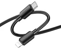 Кабель USB PD Hoco X96 Hyper 20w 2.4a 0.25m USB Type-C - Lightning cable black - миниатюра 3