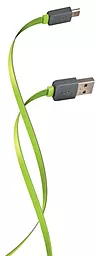 Кабель USB Florence Color 10w 2a micro USB cable green (FDC-M1-2L)