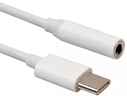Аудио-переходник Lapara USB Type-C to AUX 3.5mm White (LA-Type-C-Audio-3.5mm white) - миниатюра 2