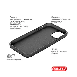 Чехол Intaleo SoftShell для Apple iPhone 12 mini  Black (1283126506727) - миниатюра 4