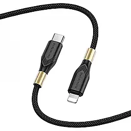 Кабель USB PD Borofone BX92 12w 2.4a USB Type-C - Lightning cable black - миниатюра 2