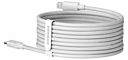 Кабель USB PD Baseus Simple Wisdom Kit 20W 1.5M USB Type-C - Lightning Cable White (TZCATLZJ-02/2шт) - миниатюра 4