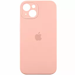 Чехол Silicone Case Full Camera для Apple iPhone 14 Grapefruit