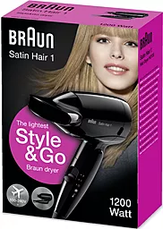 Фен дорожный Braun Satin Hair 1 Dryer HD 130 - мініатюра 6