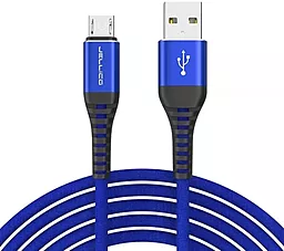 Кабель USB Jellico KDS-25 15W 3A micro USB Cable Blue