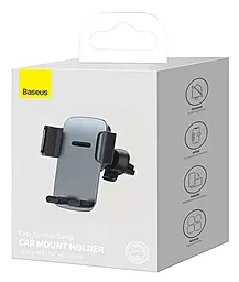 Автодержатель Baseus Easy Control Clamp Car Mount Holder (Air Outlet Version) Tranish (SUYK010114) - миниатюра 6