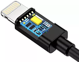 Кабель USB Choetech 1.2M Lightning Cable Black (IP0026BK) - миниатюра 3