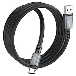 Кабель USB Hoco X85 Strength 3A USB Type-C Cable Black - миниатюра 3