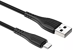 Кабель USB Borofone BX37 2.4A micro USB Cable Black - миниатюра 3