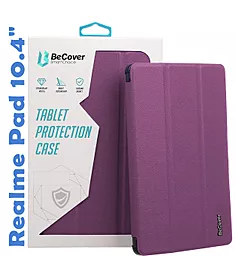 Чехол для планшета BeCover Smart Case для планшета Realme Pad 10.4" Purple (708268) - миниатюра 2