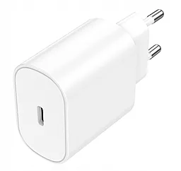 Сетевое зарядное устройство Jellico C35 25w PD USB-C home charger + USB-C to USB-C cable white - миниатюра 4