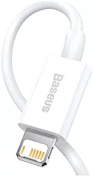 Кабель USB Baseus Superior Series Fast Charging 2.4A Lightning Cable White (CALYS-A02) - миниатюра 3
