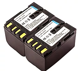 Аккумулятор для видеокамеры JVC BN-V416 (2300 mAh) - мініатюра 3