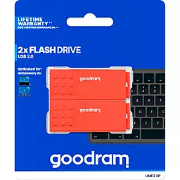 Флешка GooDRam 2x128 GB UME2 MIX 2-PACK USB (UME2-1280MXR11-2P) - миниатюра 9