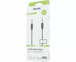 Аудио кабель Hama AUX mini Jack 3.5mm M/M Cable 1.5 м black - миниатюра 3