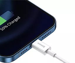 Кабель USB Baseus Superior Series 2.4A 2M Fast Charging Lightning Cable  White (CALYS-C02) - миниатюра 3
