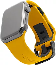 Сменный ремешок для умных часов Civilian Silicone Watch Strap for Apple Watch 38mm/40mm/41mm (OEM) (ARM58405) Yellow Black