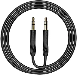 Аудио кабель Borofone BL16 Clear Sound AUX mini Jack 3.5mm M/M Cable 1 м black - миниатюра 3