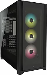 Корпус для комп'ютера Corsair iCUE 5000X RGB Tempered Glass (CC-9011212-WW) Black