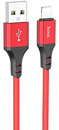 Кабель USB Hoco X86 Spear 2.4A Lightning Cable Red
