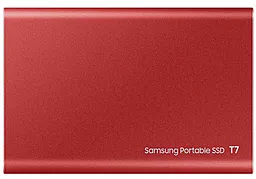 SSD Накопитель Samsung T7 1 TB (MU-PC1T0R/WW) RED - миниатюра 4