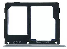 Держатель (лоток) Сим карты Samsung Galaxy A3 2016 A310 / Galaxy A5 2016 A510 / Galaxy A7 2016 A710 и карты памяти Single SIM Black