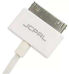 Кабель USB JCPAL 30-pin to USB 1m White (JCP6030) White - миниатюра 3