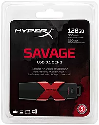 Флешка HyperX 128GB Savage USB 3.1 (HXS3/128GB) - миниатюра 5
